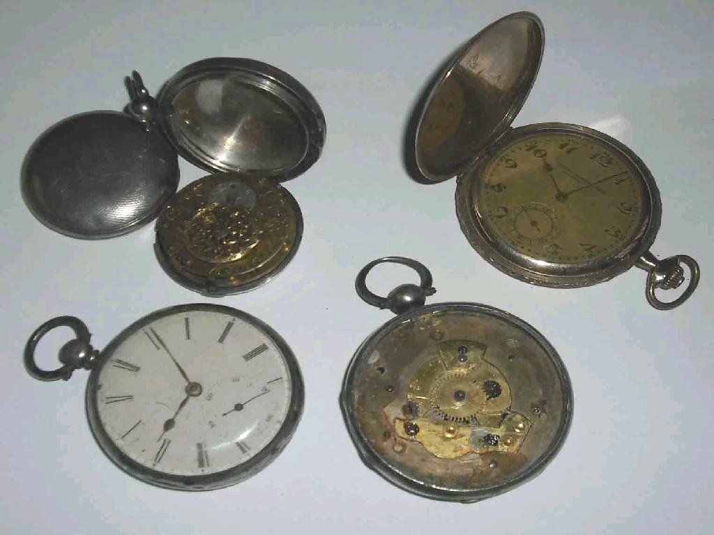 Appraisal: Gilt cased fusee verge pocket watch the movement signed Poulson