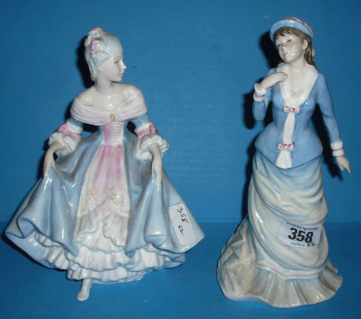 Appraisal: Royal Doulton Figures Southern Belle HN and Sally HN