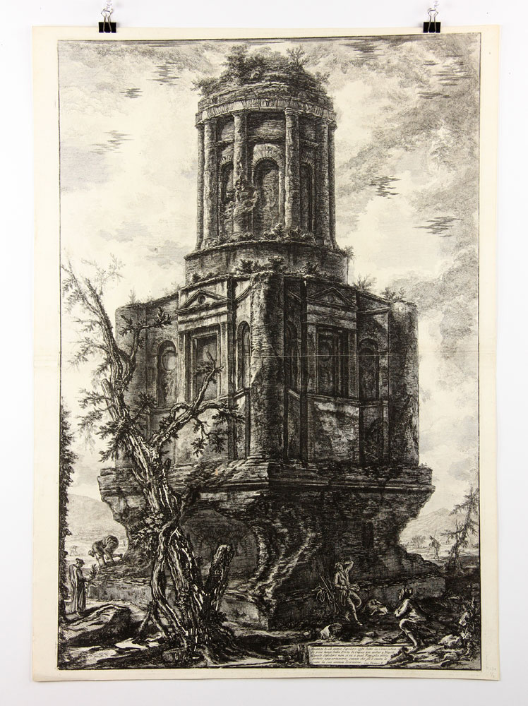 Appraisal: - Piranesi Avanzi di un Antico Sepolcro Etching Giambattista Piranesi