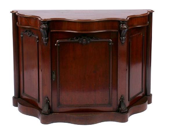 Appraisal: A Victorian mahogany server losses height in width in depth