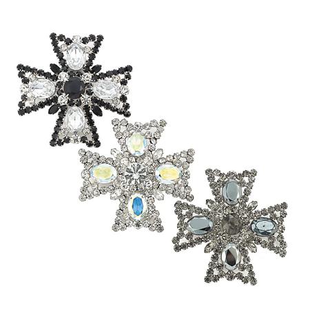 Appraisal: Group of Three Maltese Cross Brooches Estimate -