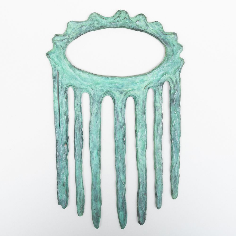 Appraisal: Kirsten Ortwed b Untitled Bronze with verdigris signed 'K Ortwed'