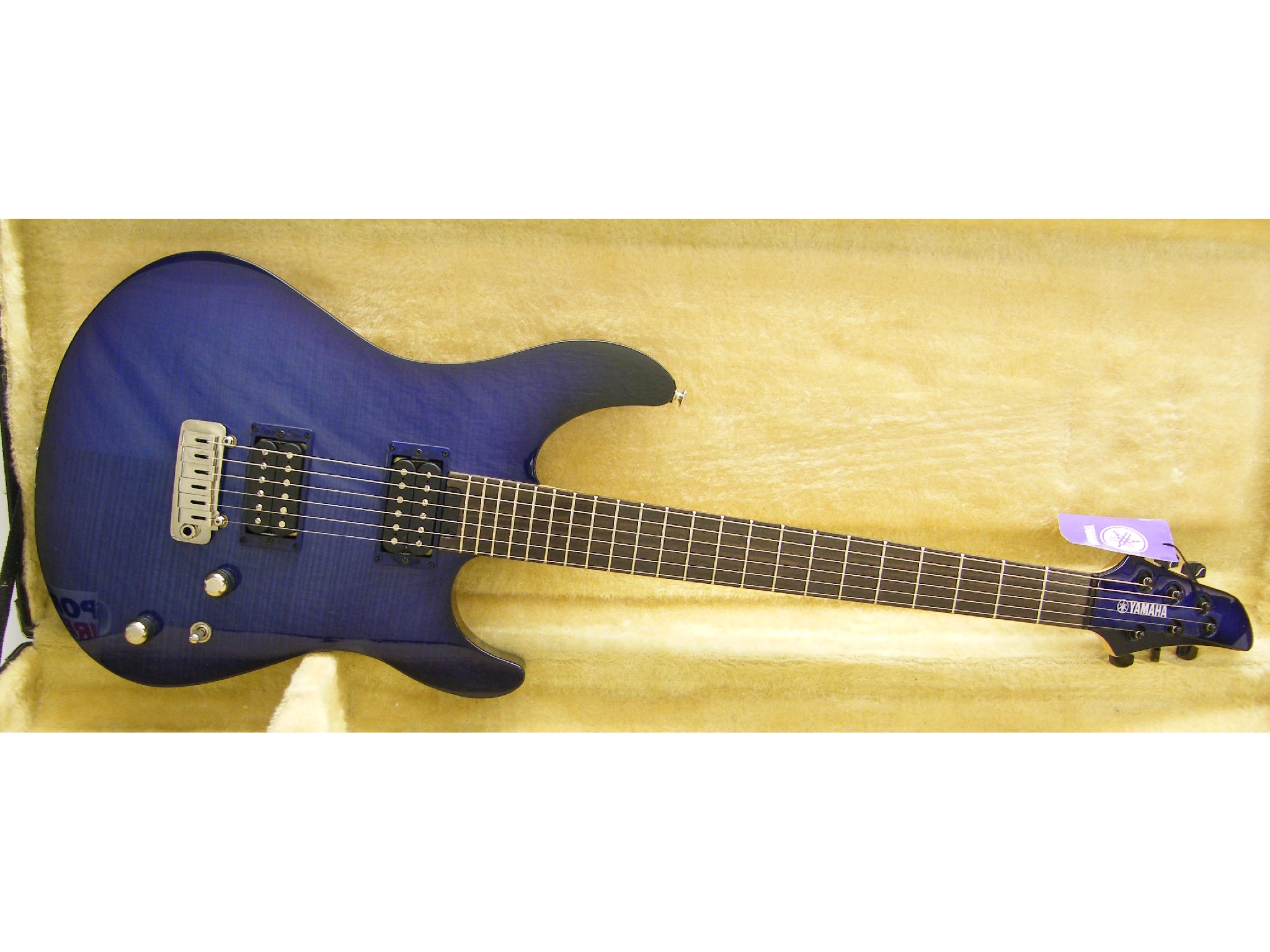 Appraisal: Yamaha RGX Z electric guitar ser no QIP quilted blue