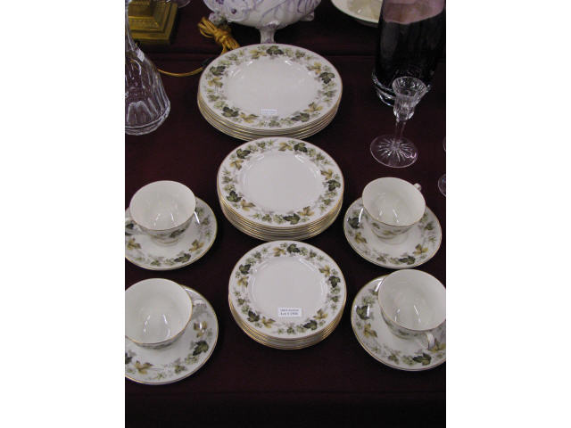 Appraisal: Pc Royal Doulton Larchmont China Service for with extras TC