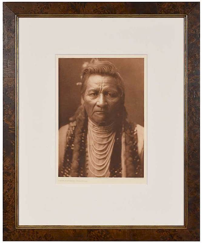 Appraisal: After Edward Sherrif Curtis American - Piopio-Maksmaks-Wallawalla plate photogravure on