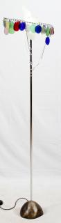 Appraisal: ARTEMIDE ITALIAN GLASS SHADE FLOOR LAMP C ARTEMIDE ITALIAN GLASS