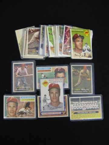 Appraisal: 's Baseball Cards Philadelphia Phillies Topps set of complete plus