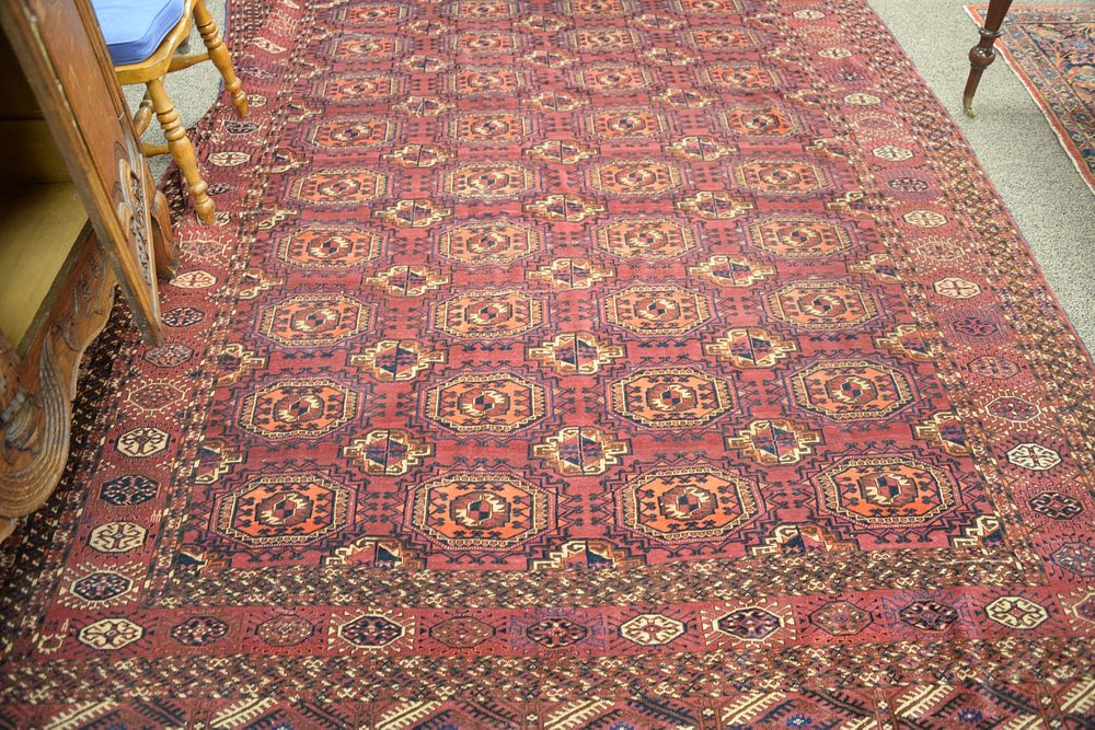 Appraisal: Bokara Oriental Carpet ' x ' Bokara Oriental Carpet '