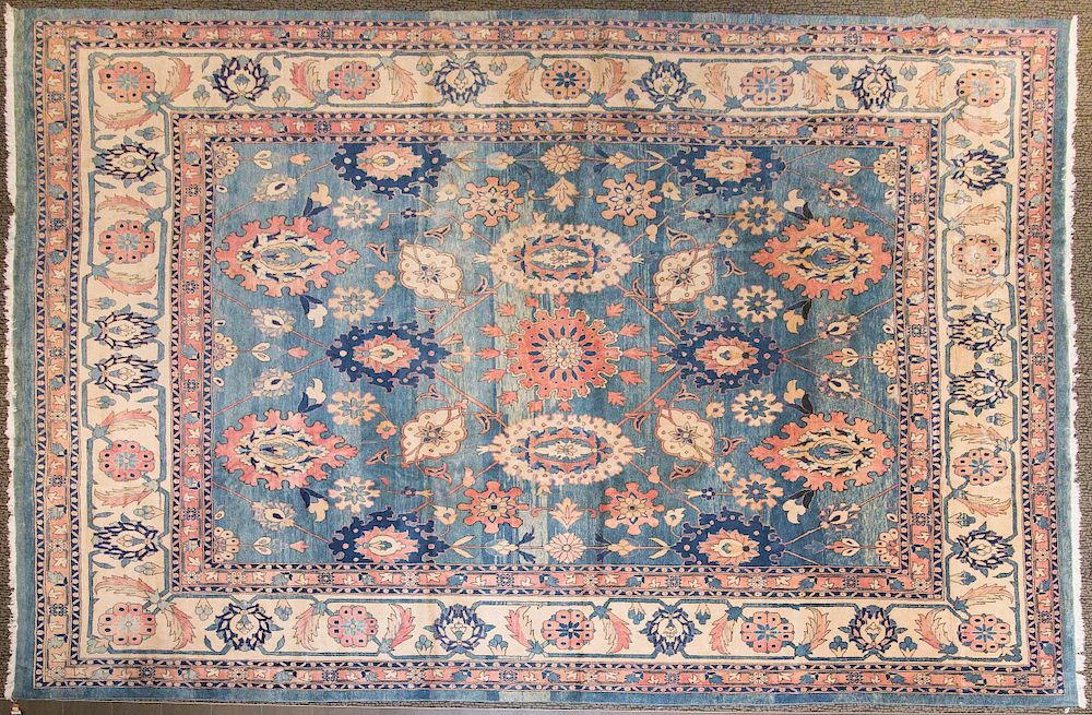 Appraisal: Persian Mahal carpet approx x Iran circa Condition Excellent condition