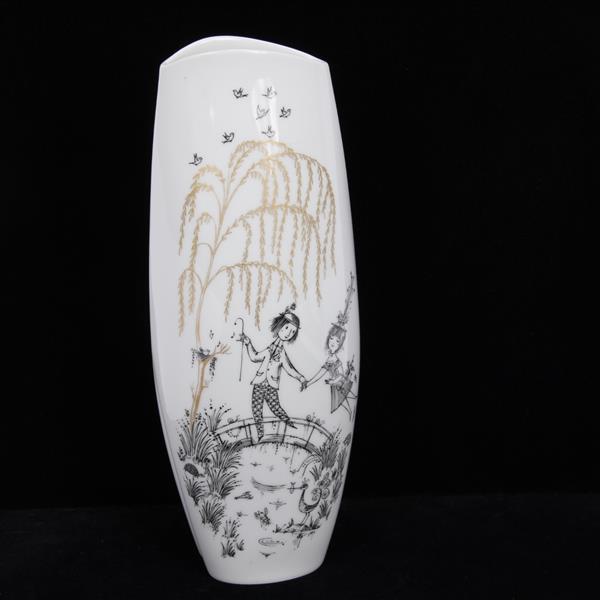 Appraisal: Rosenthal Studio Line Raymond Peynet porcelain vase H x W