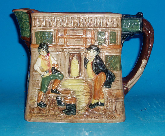 Appraisal: An Embossed Dickensware Jug ThePickwick Papers Height cm