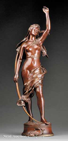 Appraisal: A French Bronze of L' toile du Berger late th