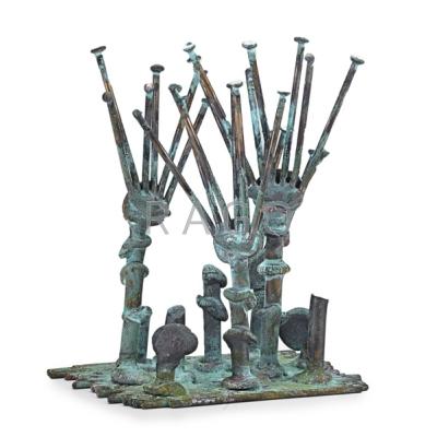 Appraisal: KLAUS IHLENFELD b Plant Life Berks County PA Oxidized bronze