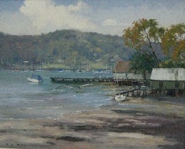 Appraisal: Gloria Galvin Low Tide at Church Point oil on board