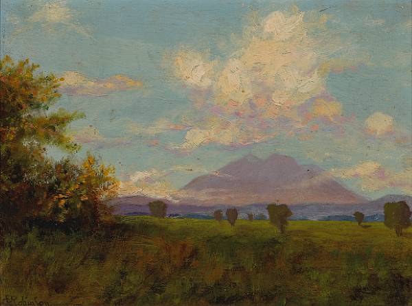 Appraisal: Charles Dormon Robinson - Mt Diablo from Antioch signed 'CD