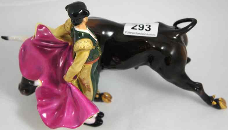 Appraisal: Royal Doulton Presteige Figure Matador and Bull HN limited edition