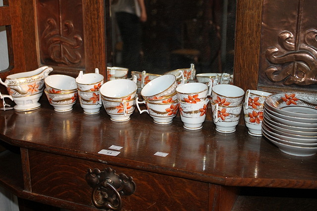 Appraisal: A PART TH CENTURY TEA AND COFFEE SET each piece