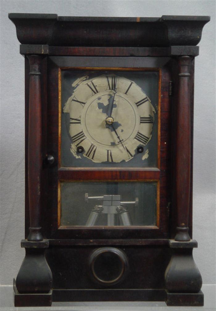 Appraisal: Seth Thomas rosewood day Column cottage clock round band movement