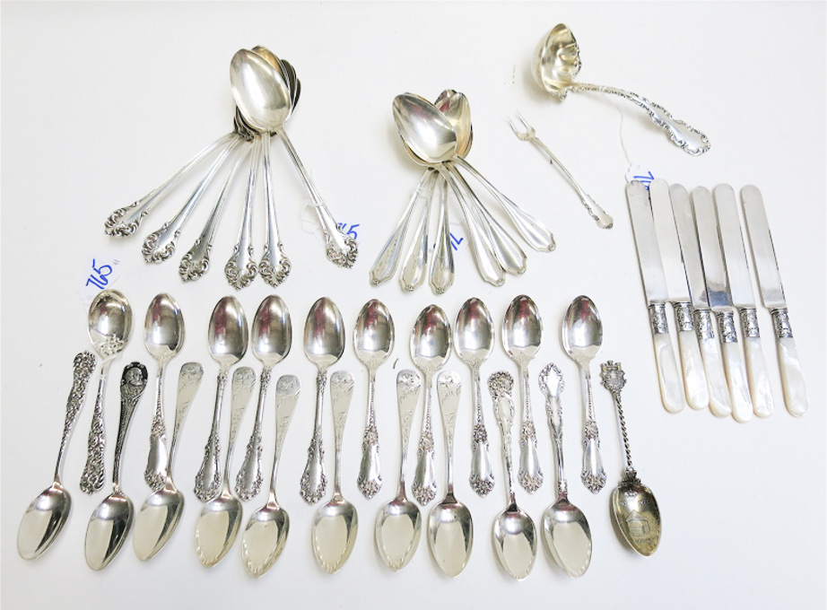 Appraisal: ASSORTED STERLING SILVER FLATWARE forty-one pieces comprised of the set