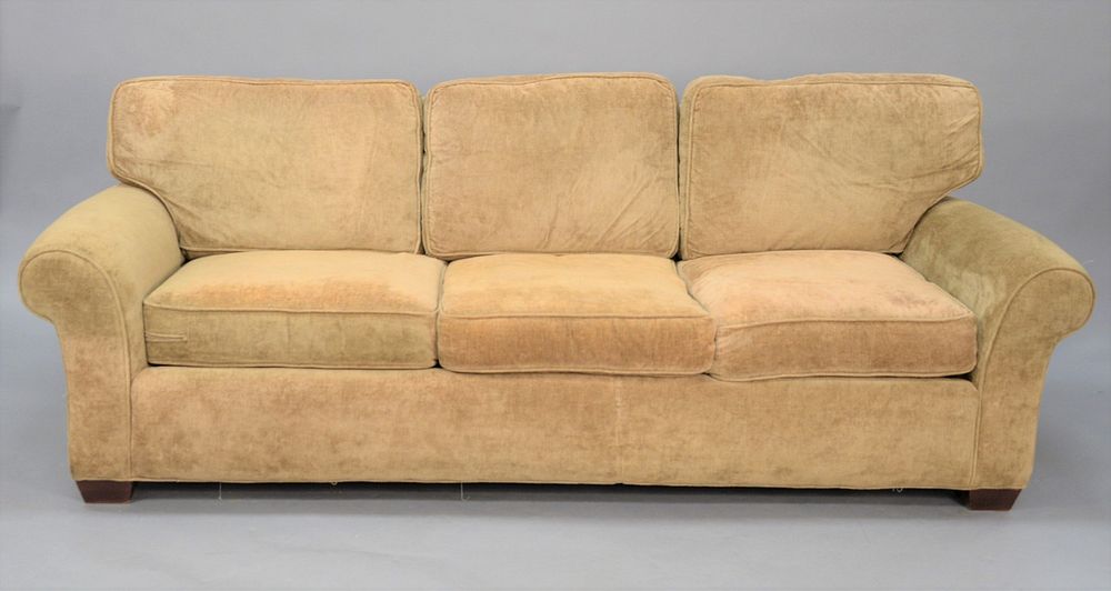 Appraisal: Lee Industries upholstered sleeper sofa lg Estate of Marilyn Ware