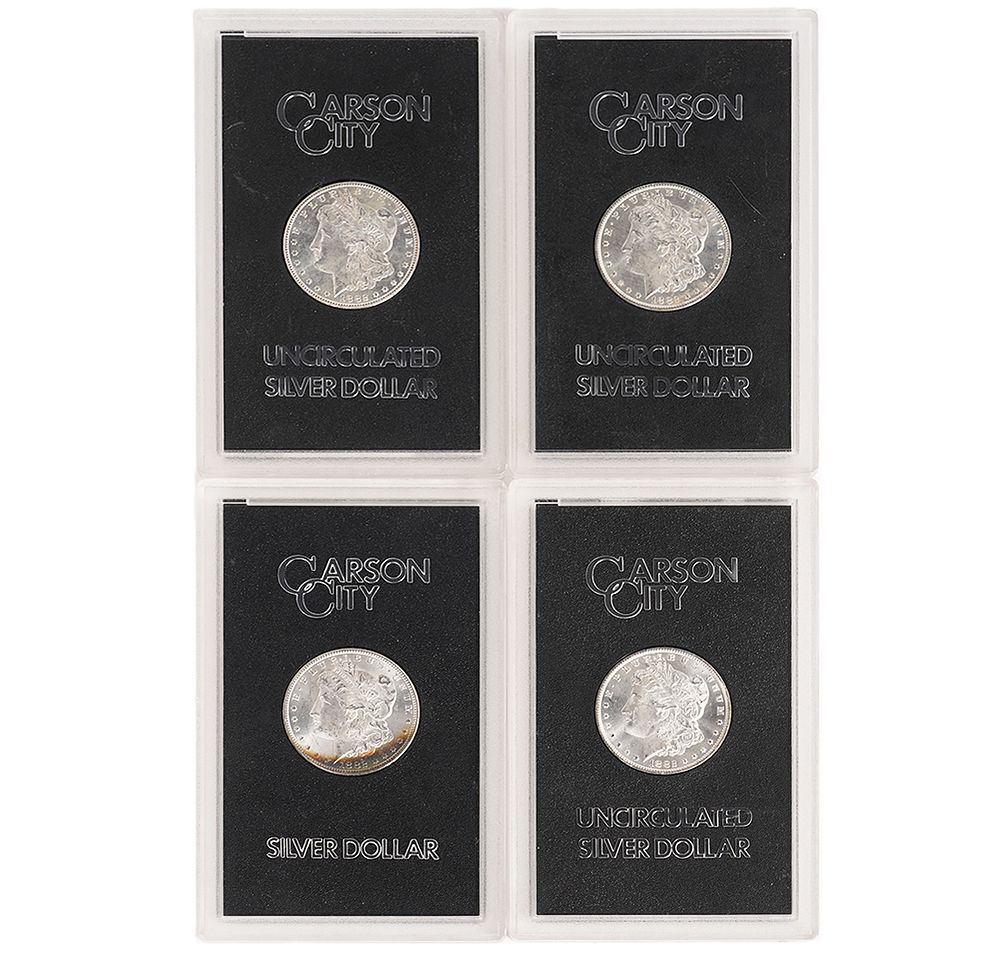 Appraisal: Carson City Uncirculated Silver Dollars lowest mintage Carson City Morgan