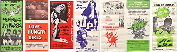 Appraisal: APPROXIMATELY AUSTRALIAN DAYBILL MOVIE POSTERS THE MAJORITY FOR S- S