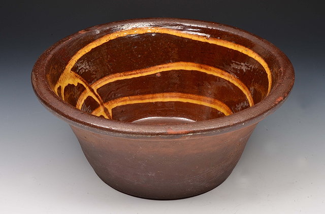 Appraisal: Buckley Pottery slipware bowl th Century cm