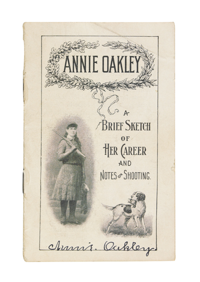 Appraisal: OAKLEY ANNIE A Brief Sketch of Her Career and Notes