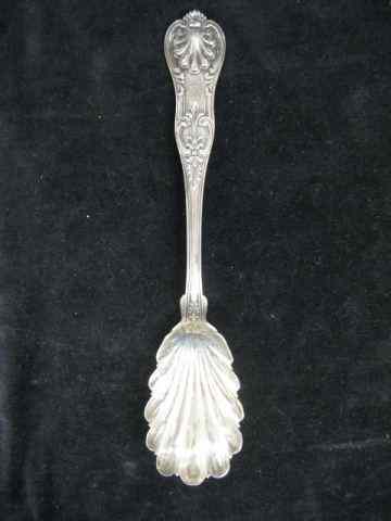 Appraisal: Ball Black Company Coin Silver Berry Spoon ''Kings'' pattern ornate