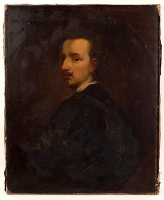 Appraisal: After Sir Anthony van Dyck Self Portrait oil on canvas