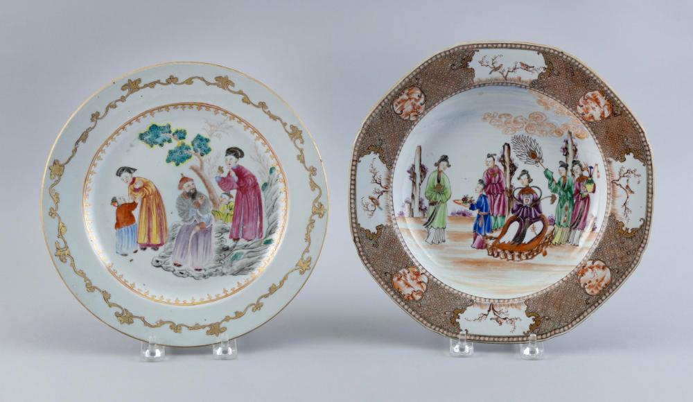 Appraisal: TWO CHINESE EXPORT FAMILLE ROSE PORCELAIN TABLE WARES TH CENTURYTWO