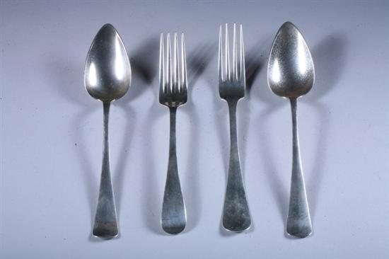 Appraisal: PIECES DUTCH SILVER FLATWARE J M Van Kempen Son -