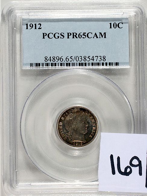 Appraisal: Barber Cent Proof proof cameo PCGS Condition Please contact us