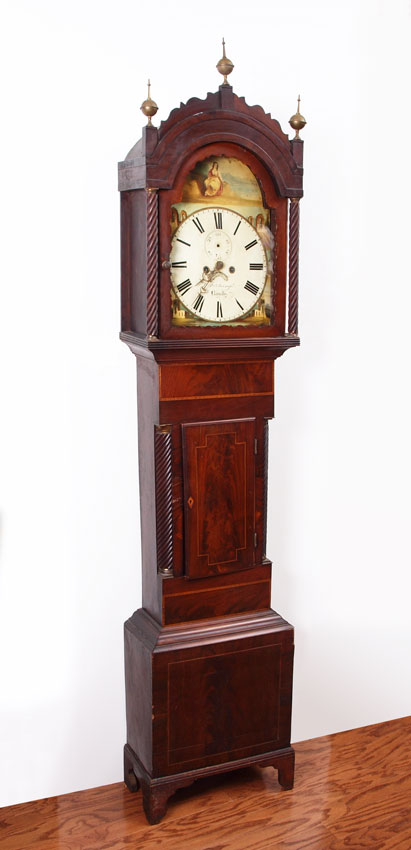 Appraisal: SEBASTIAN FURTWENGLER WELSH LONG CASE CLOCK Circa mid th century