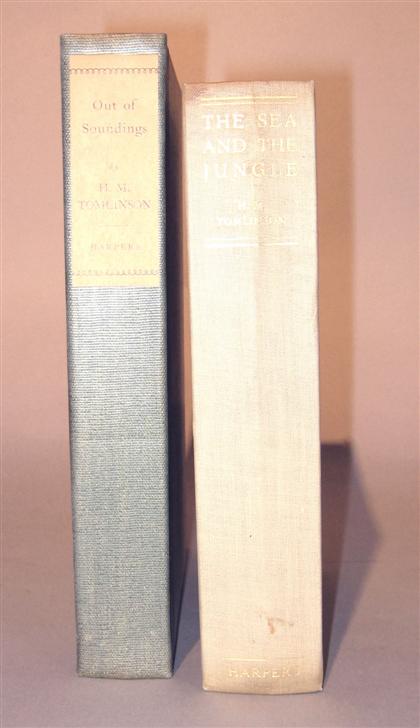 Appraisal: vols Tomlinson H M The Sea and The Jungle New