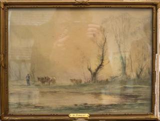 Appraisal: Louis Henri Foreau French Louis Henri Foreau French - Pond