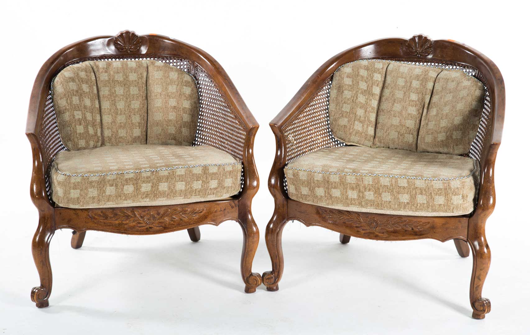 Appraisal: Pair of Drexel tub chairs