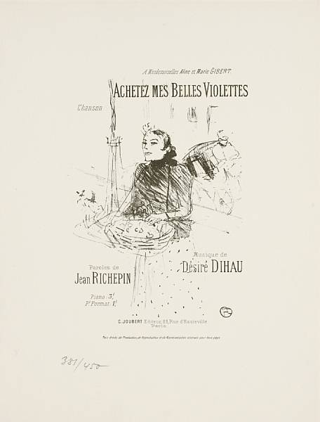 Appraisal: Henri de Toulouse-Lautrec French - M lodies de D sir