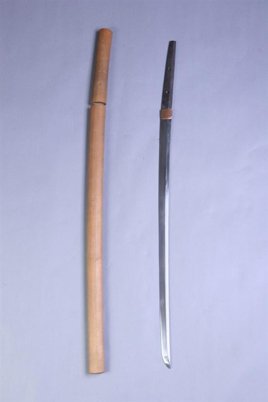 Appraisal: JAPANESE LONG SWORD KATANA Shinto period th century In shirasaya