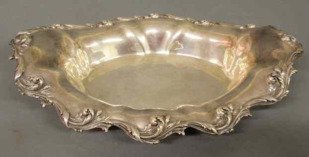 Appraisal: Sterling silver centerpiece bowl l troy oz