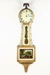 Appraisal: WALL CLOCK - Circa Aaron Willard banjo clock with eight