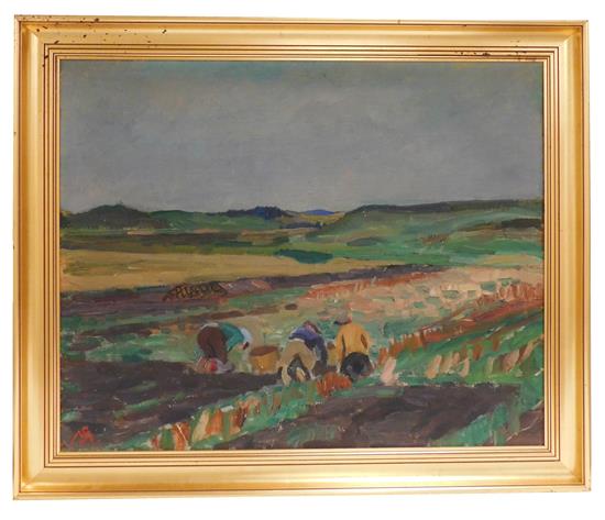 Appraisal: Possibly Marius Skov Danish b oil on canvas early th