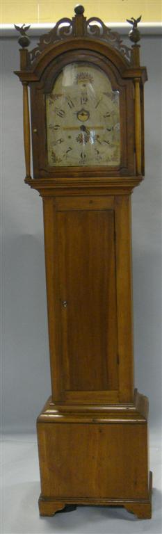 Appraisal: R WHITING OF WINCHESTER FEDERAL PINE AND MAPLE LONGCASE CLOCK