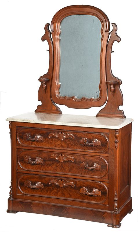 Appraisal: Victorian Dresser and Wash Stand from Carnton Home American second