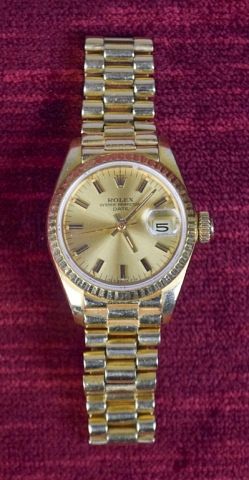 Appraisal: Ladies K Gold Rolex Watch Ladies k yellow gold Oyster