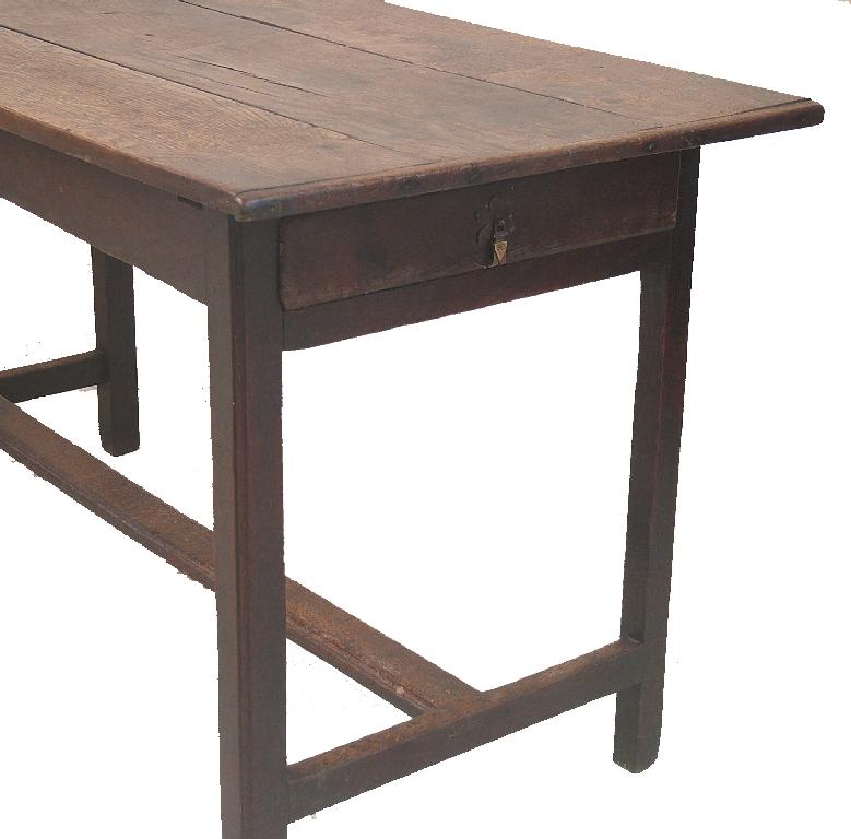 Appraisal: th century oak refectory table the rectangular plank top over