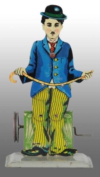 Appraisal: Tin Litho Charlie Chaplin Steam Accessory Toy Description German Circa