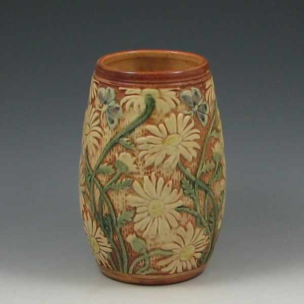 Appraisal: Weller Knifewood Vase marked Weller ''h section of glaze around