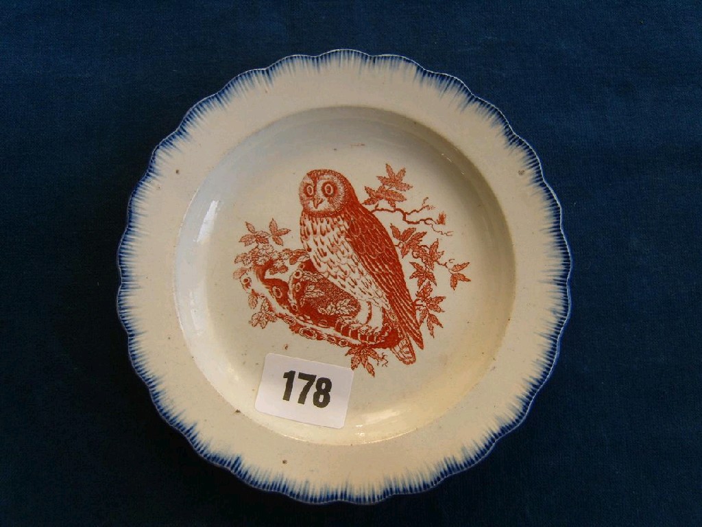 Appraisal: An early th century pearl ware type child's plate with