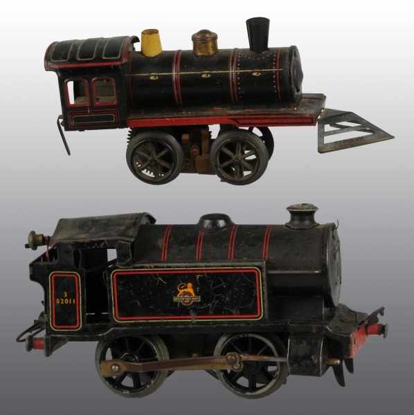 Appraisal: Lot of O-Gauge Steam Engine Train Toys Description European Includes